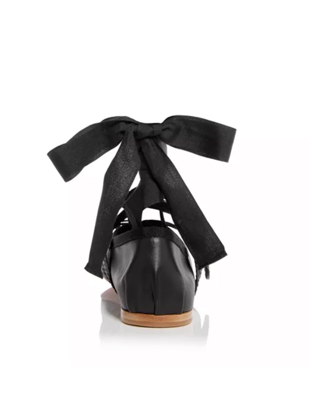 NWT Miu Miu Women’s Buckled Ankle Tie Ballet Flats sz35.5 - Picture 8 of 9